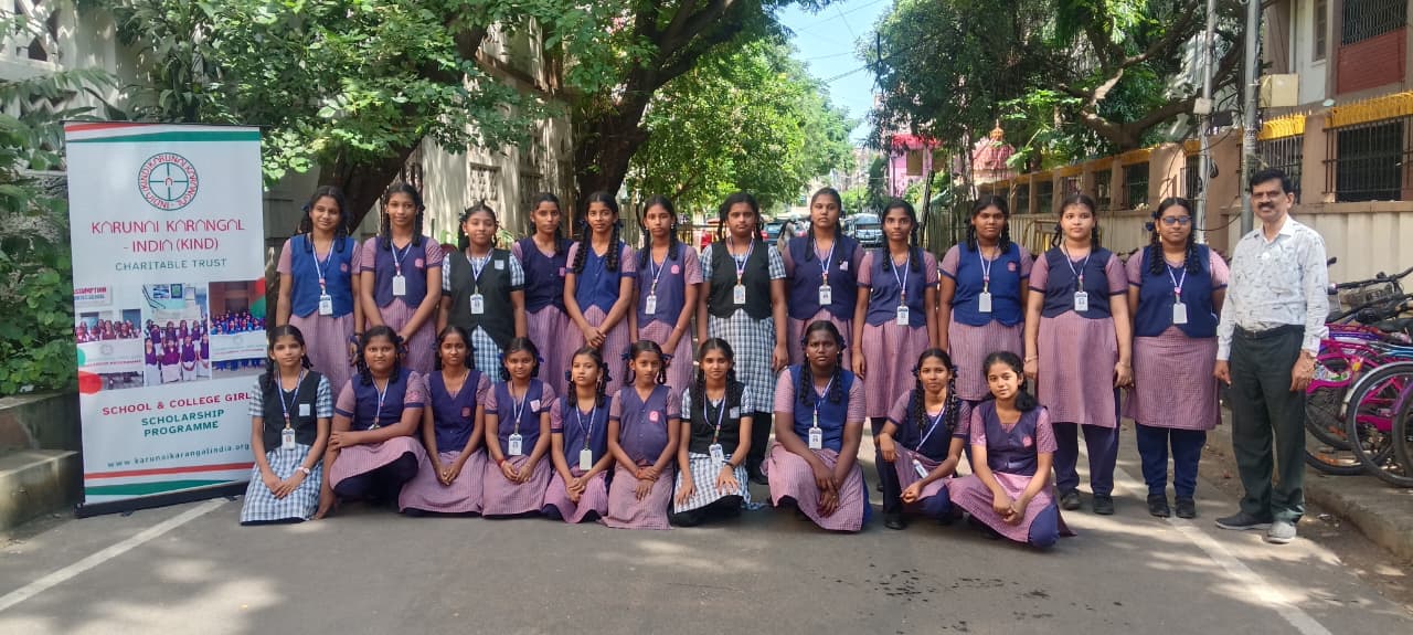 Supporting Education Through Scholarship Program at Kannada Sangha Hr. Sec. School, Ayanavaram