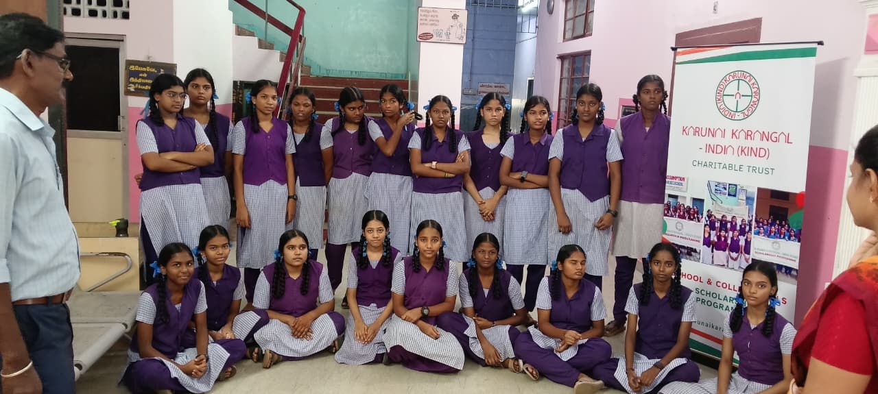 Encouraging Education Through Scholarship Program at TELC Girls Hr. Sec. School, Purasawalkam