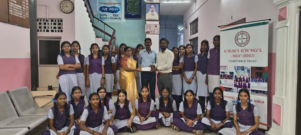 Encouraging Education Through Scholarship Program at TELC Girls Hr. Sec. School, Purasawalkam