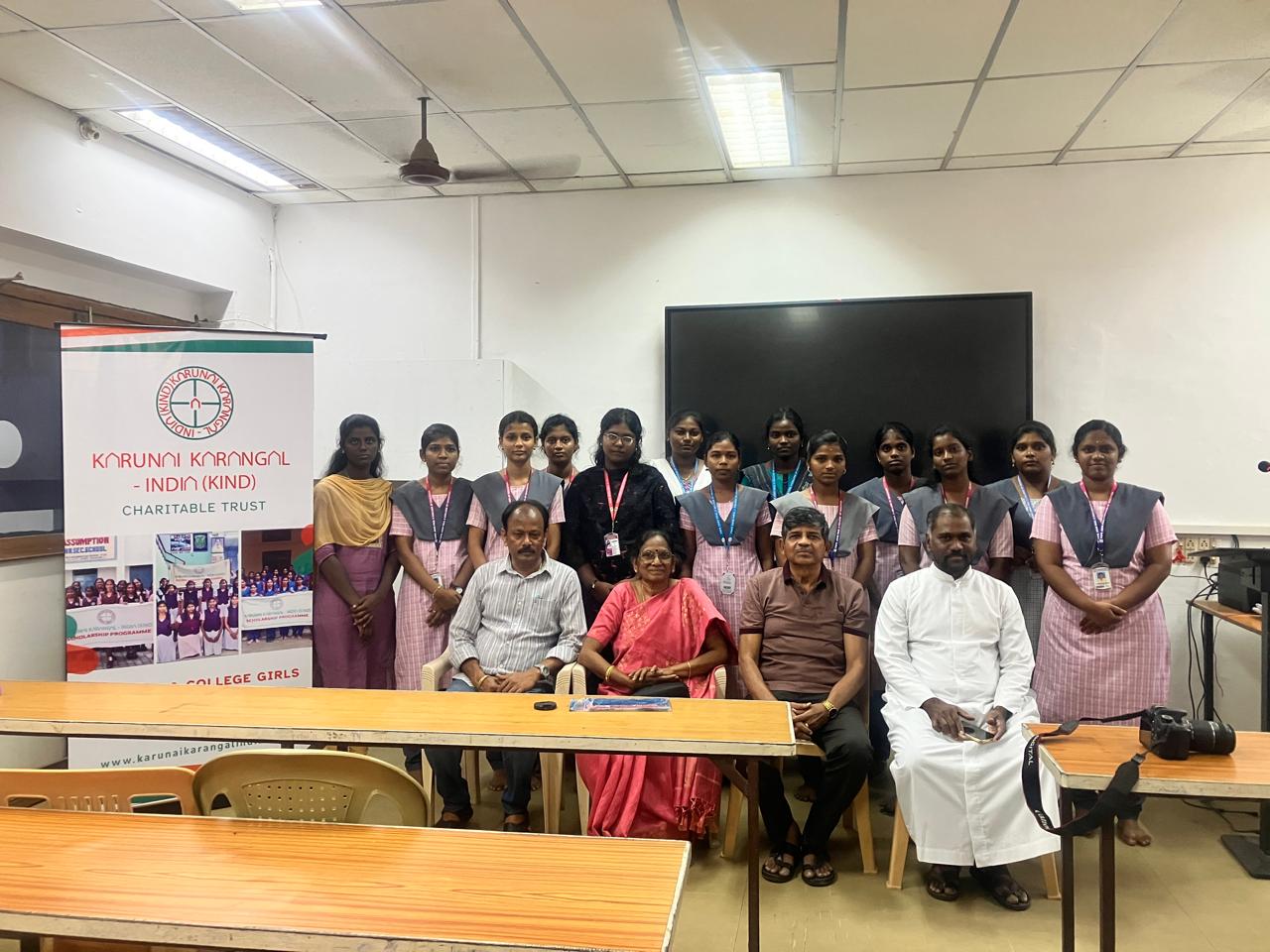 Advancing Higher Education Through Scholarship Program at Pope John Paul II College, Puducherry